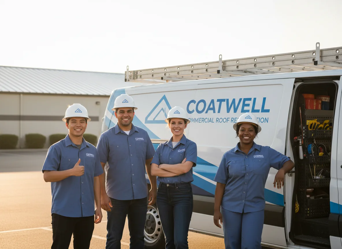 Commercial roof coating company in Justice, IL